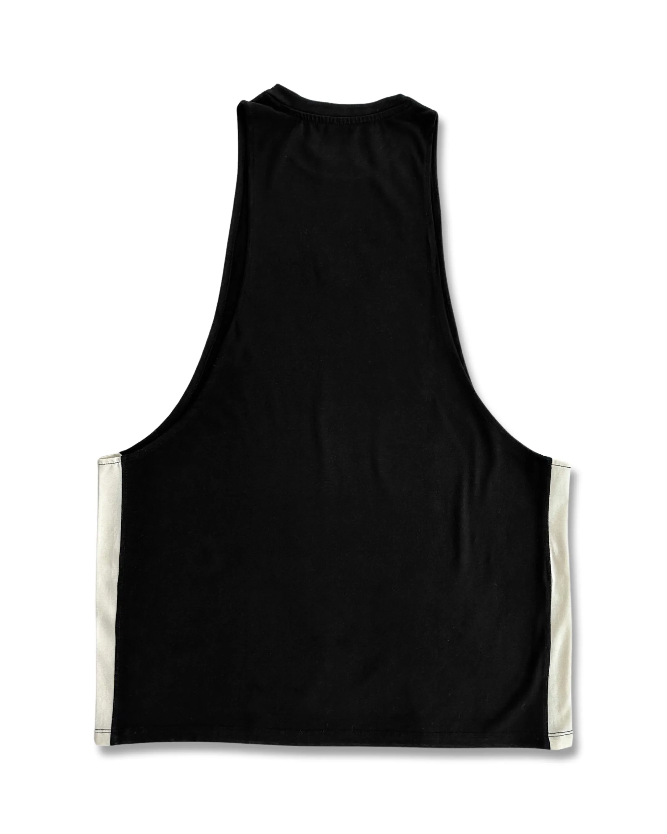 Contrast Deep Cut Tank