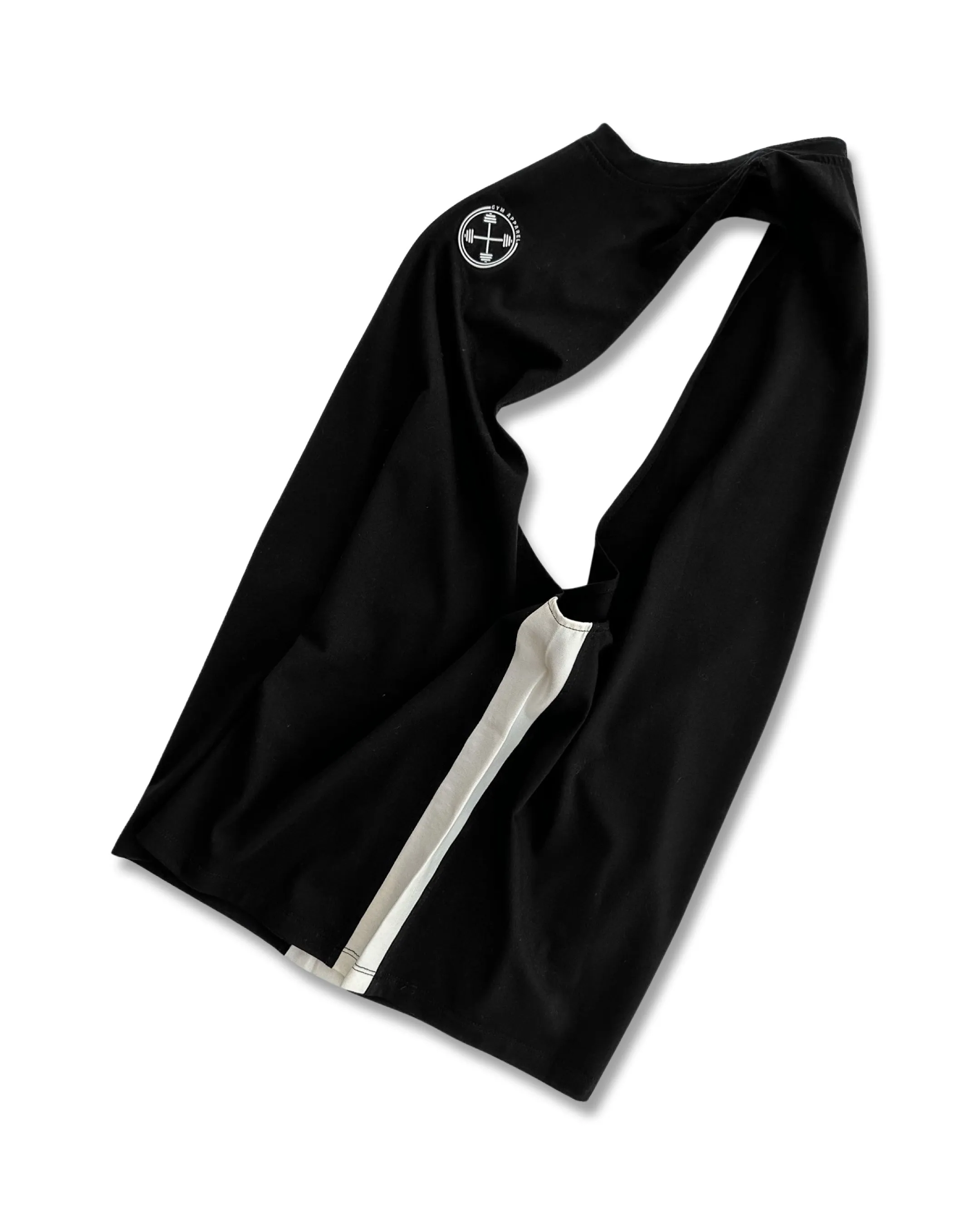 Contrast Deep Cut Tank