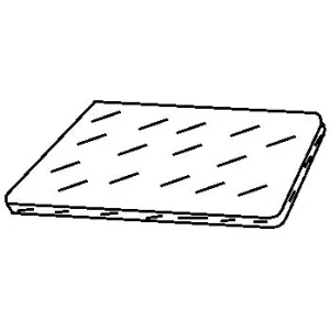 CONVERTIBLE REAR SEAT BASE FOAM CUSHION