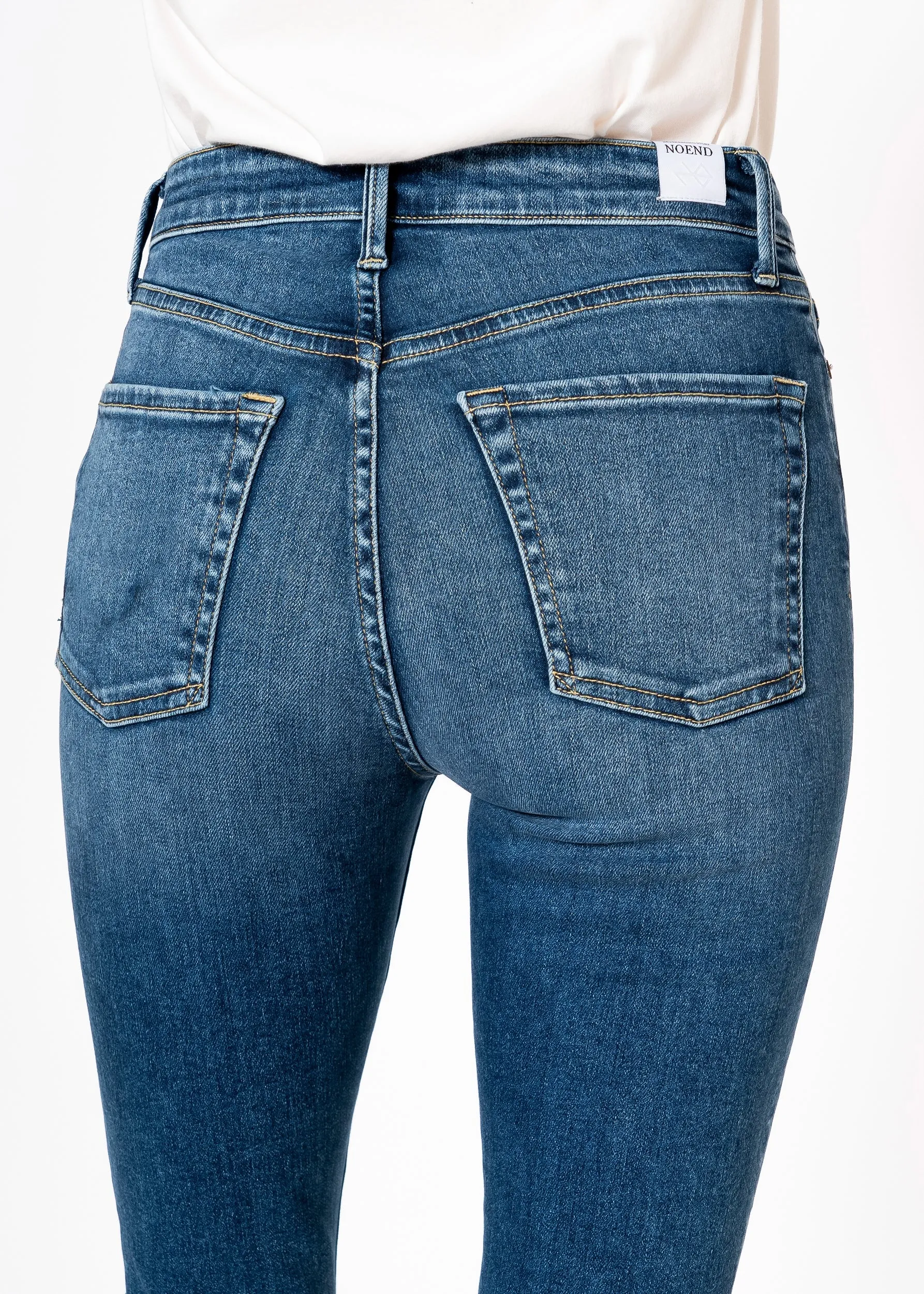 Cora Mid Rise Boot Cut Jeans
