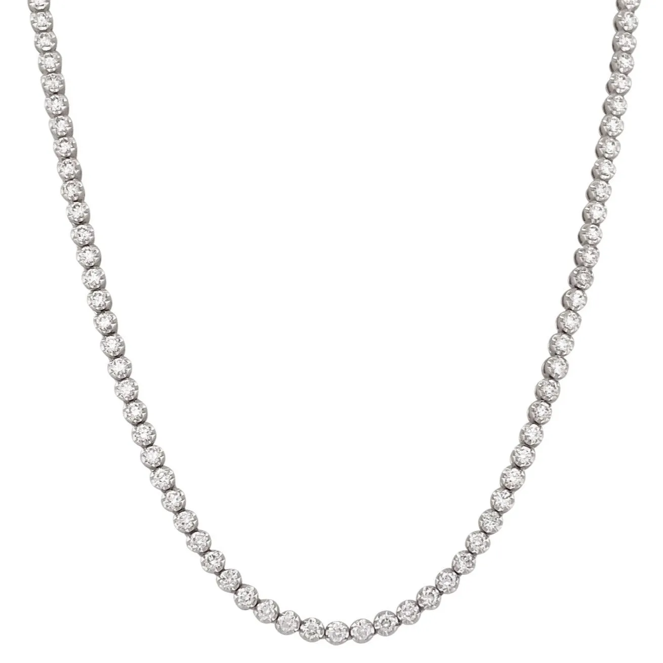 Cupcake Set Diamond Tennis Necklace