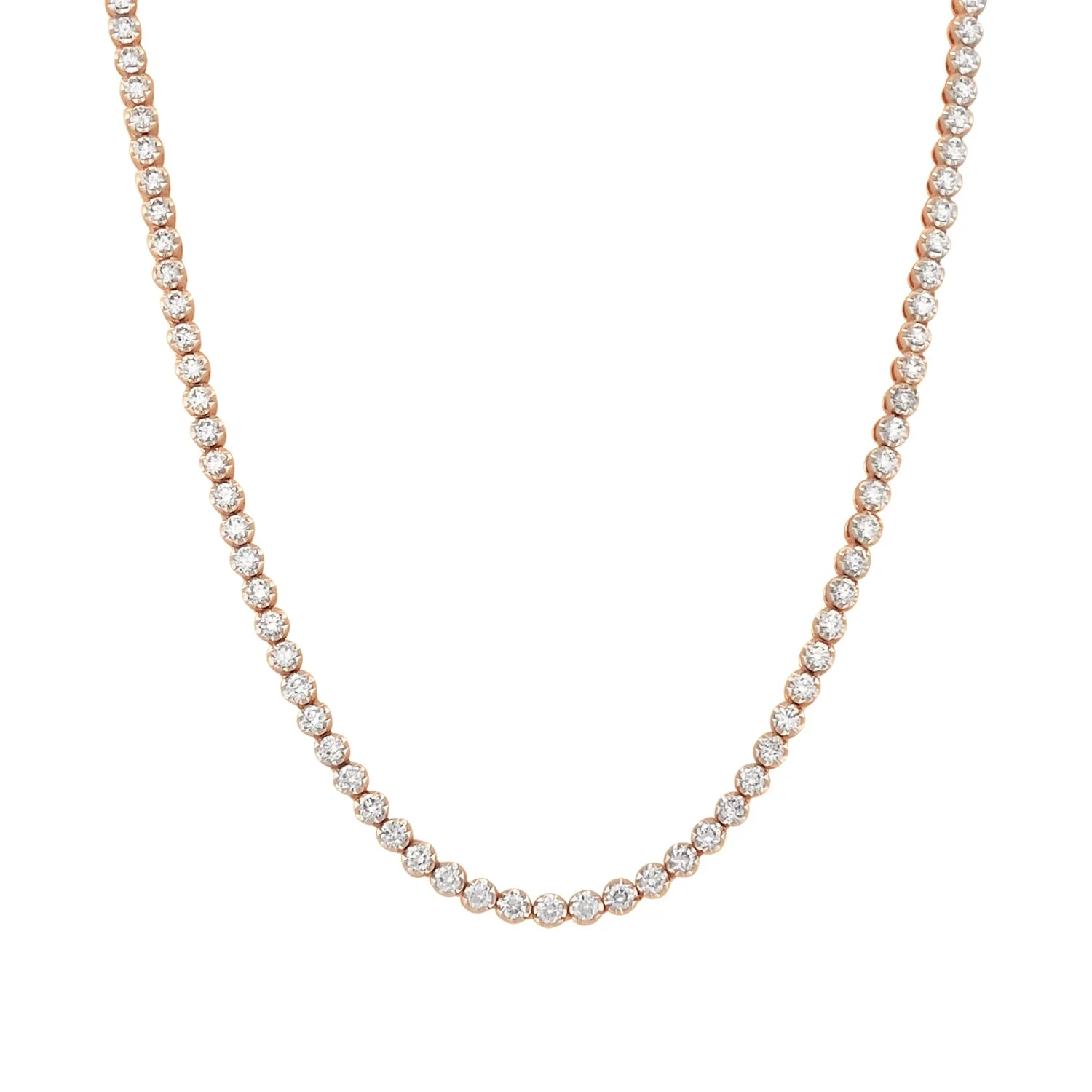 Cupcake Set Diamond Tennis Necklace