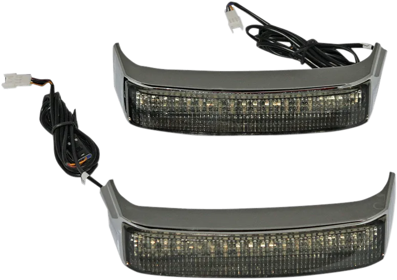 Custom Dynamics CD-SBSEQ-SS6-BR Sequential Bagz Saddlebag Lights - Gloss Black/Red Lens