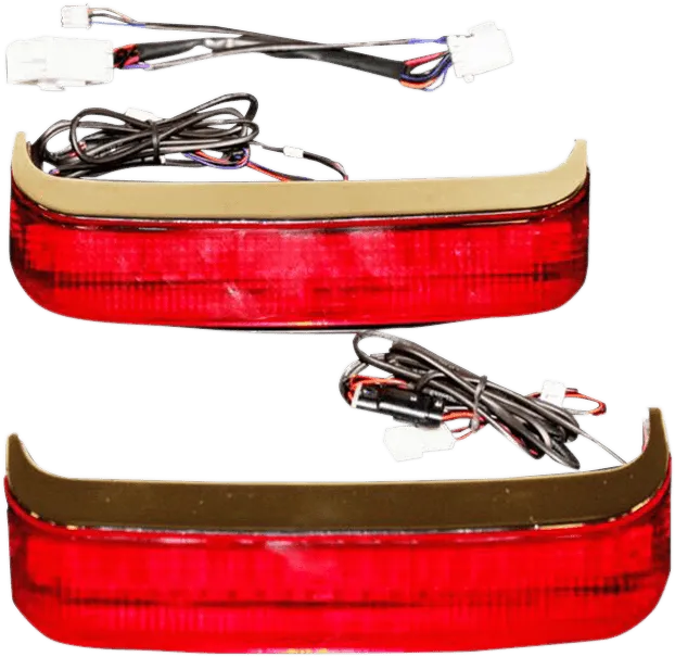 Custom Dynamics CD-SBSEQ-SS6-BR Sequential Bagz Saddlebag Lights - Gloss Black/Red Lens
