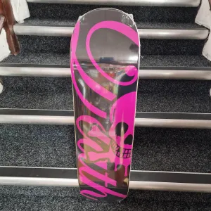 Death Skateboards Pink Logo Deck 8.5"