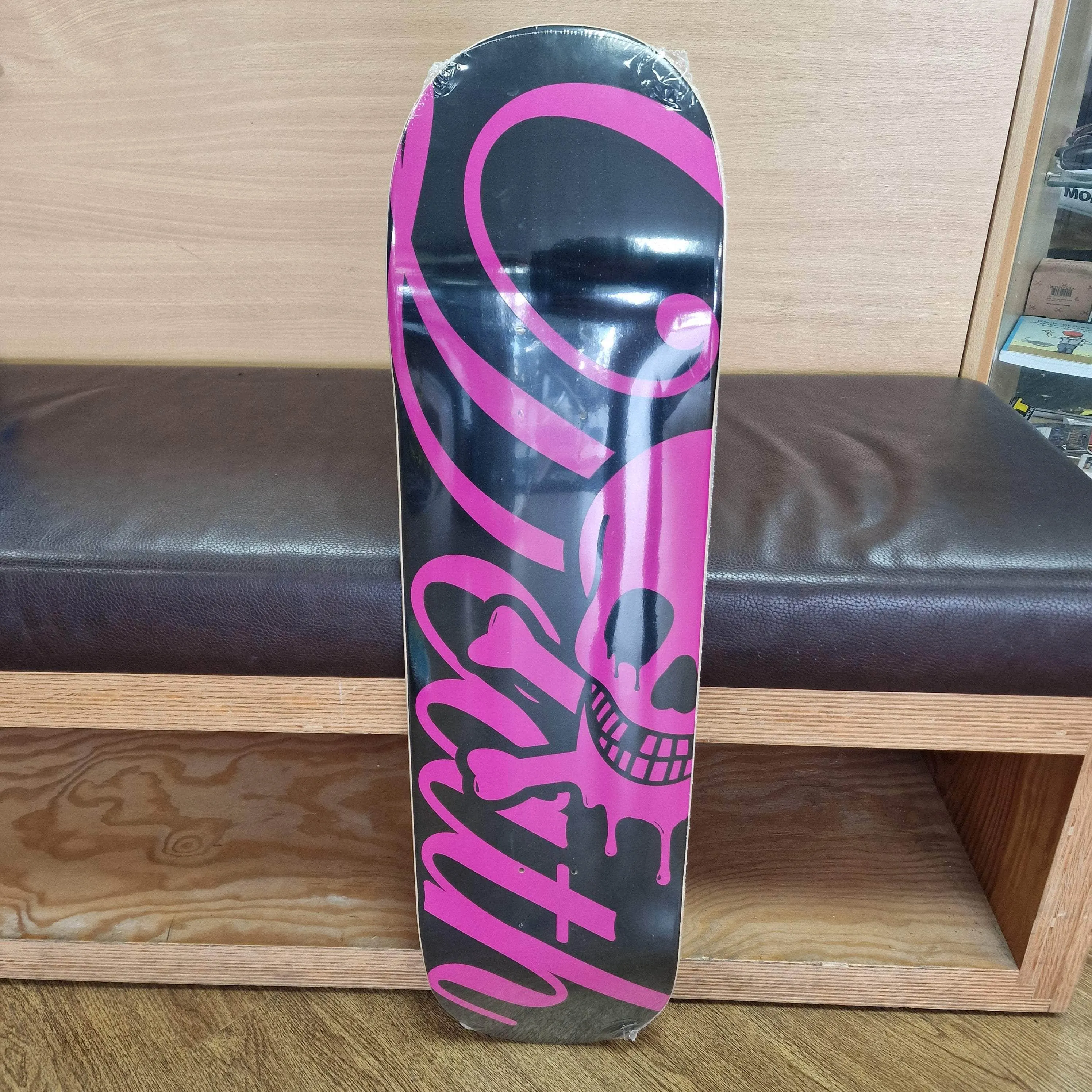 Death Skateboards Pink Logo Deck 8.5"