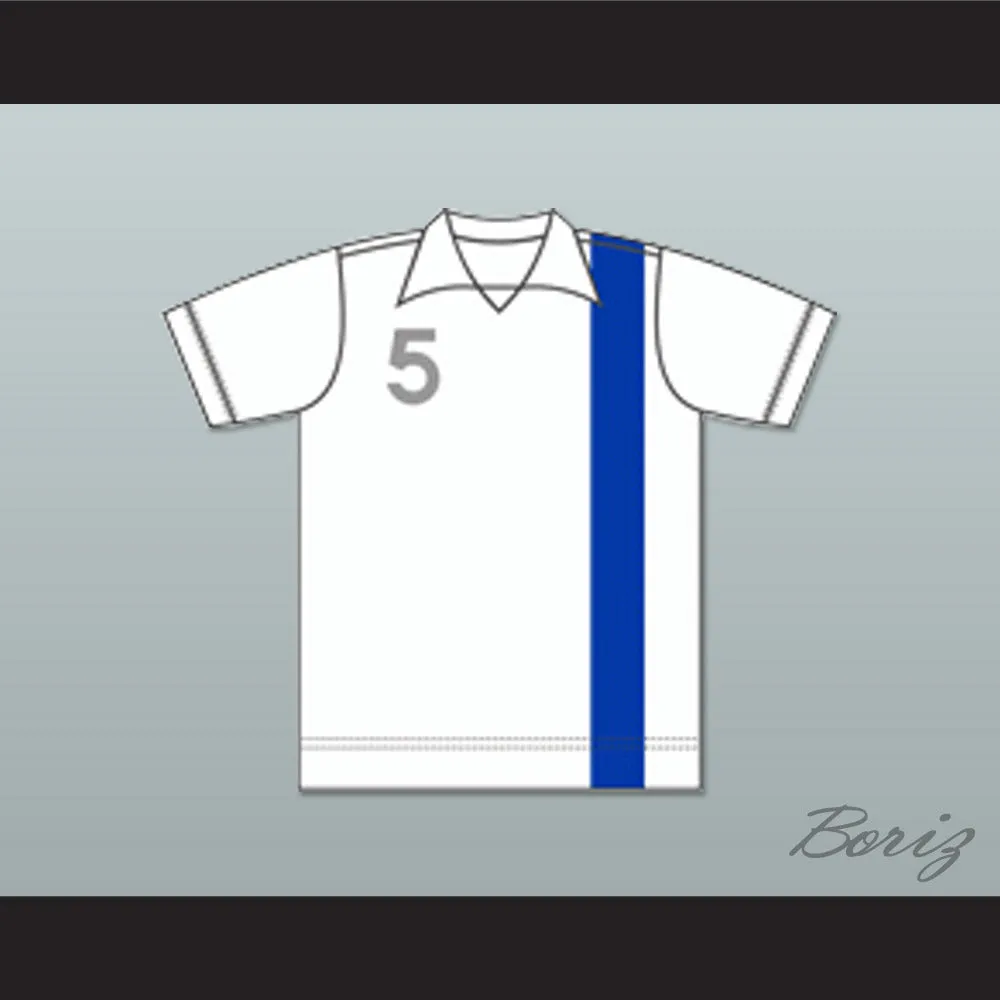 Denver Dynamos White Football Soccer Jersey