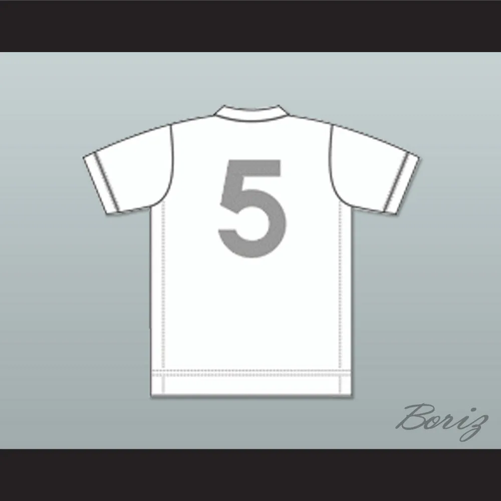 Denver Dynamos White Football Soccer Jersey