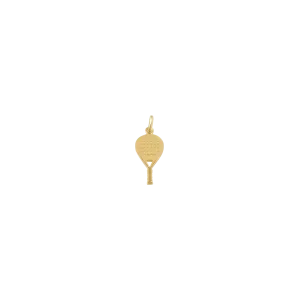 Dije oro amarillo 18K raqueta de tennis