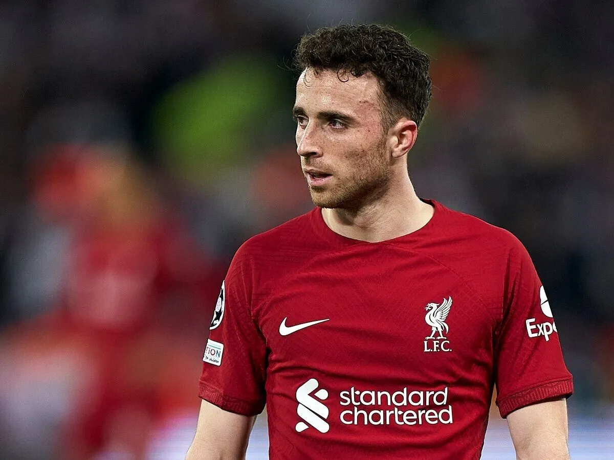 Diogo Jota Signed Liverpool FC Nike DriFit Soccer Jersey (Beckett) Team Portugal