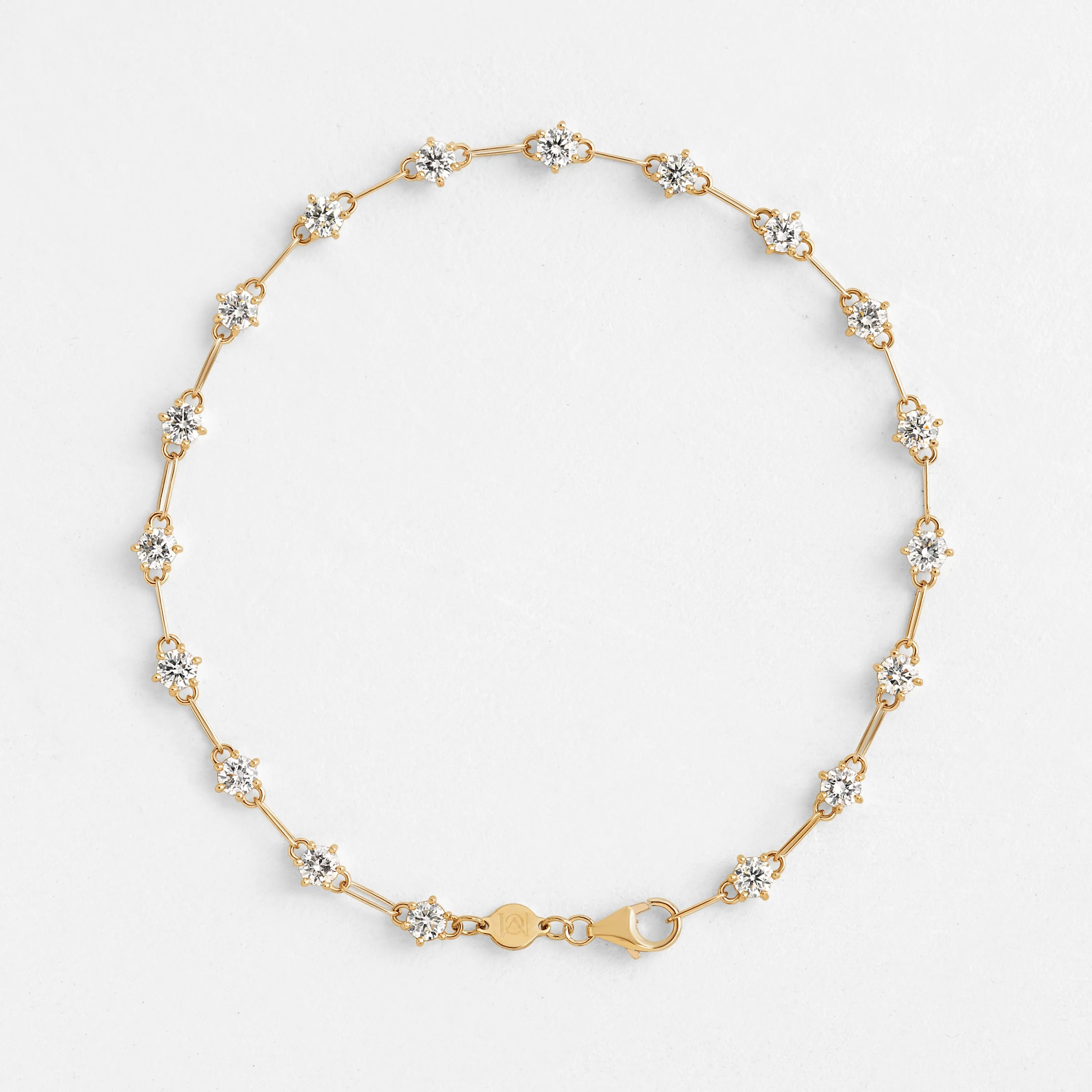 Distance Tennis Bracelet, 1.8ctw - Hidden