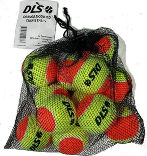 DLS Orange Tennis ball Pack of 12