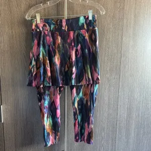 DonaJo skirted leggings tennis/pickleball skirt size L