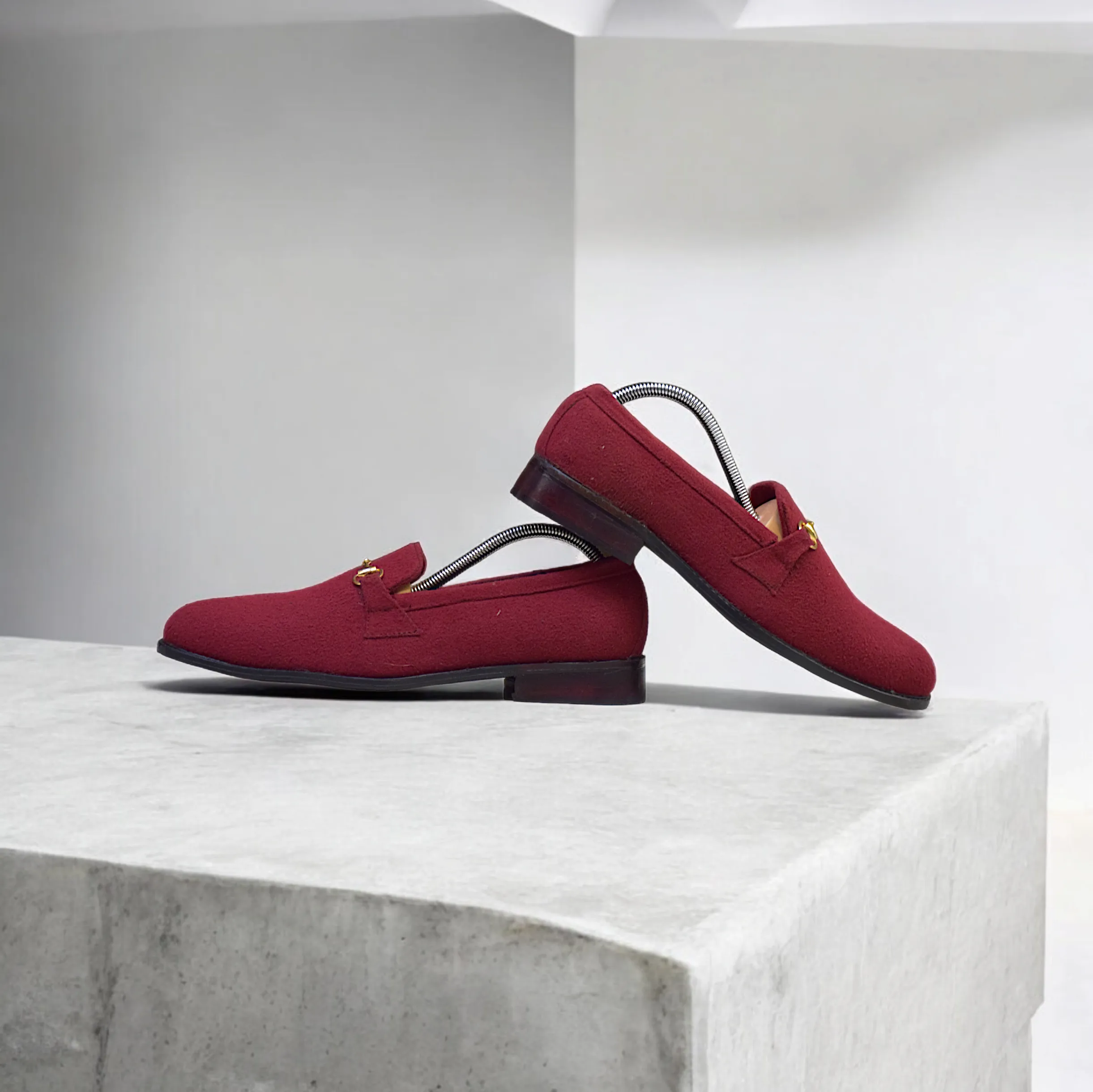 Edge Republic - ER S 110 The Matrix Vintage Velvet Shoes For Men
