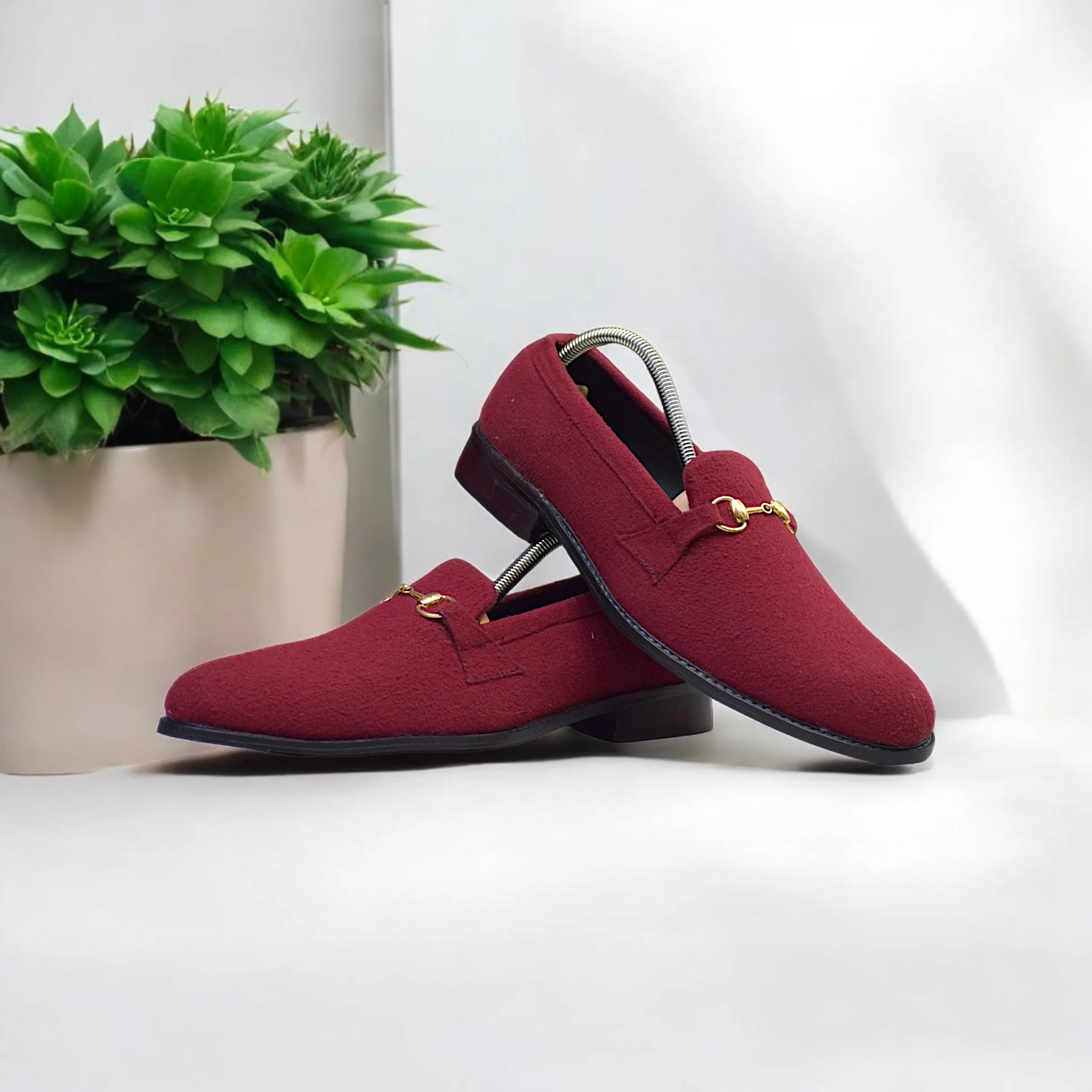 Edge Republic - ER S 110 The Matrix Vintage Velvet Shoes For Men