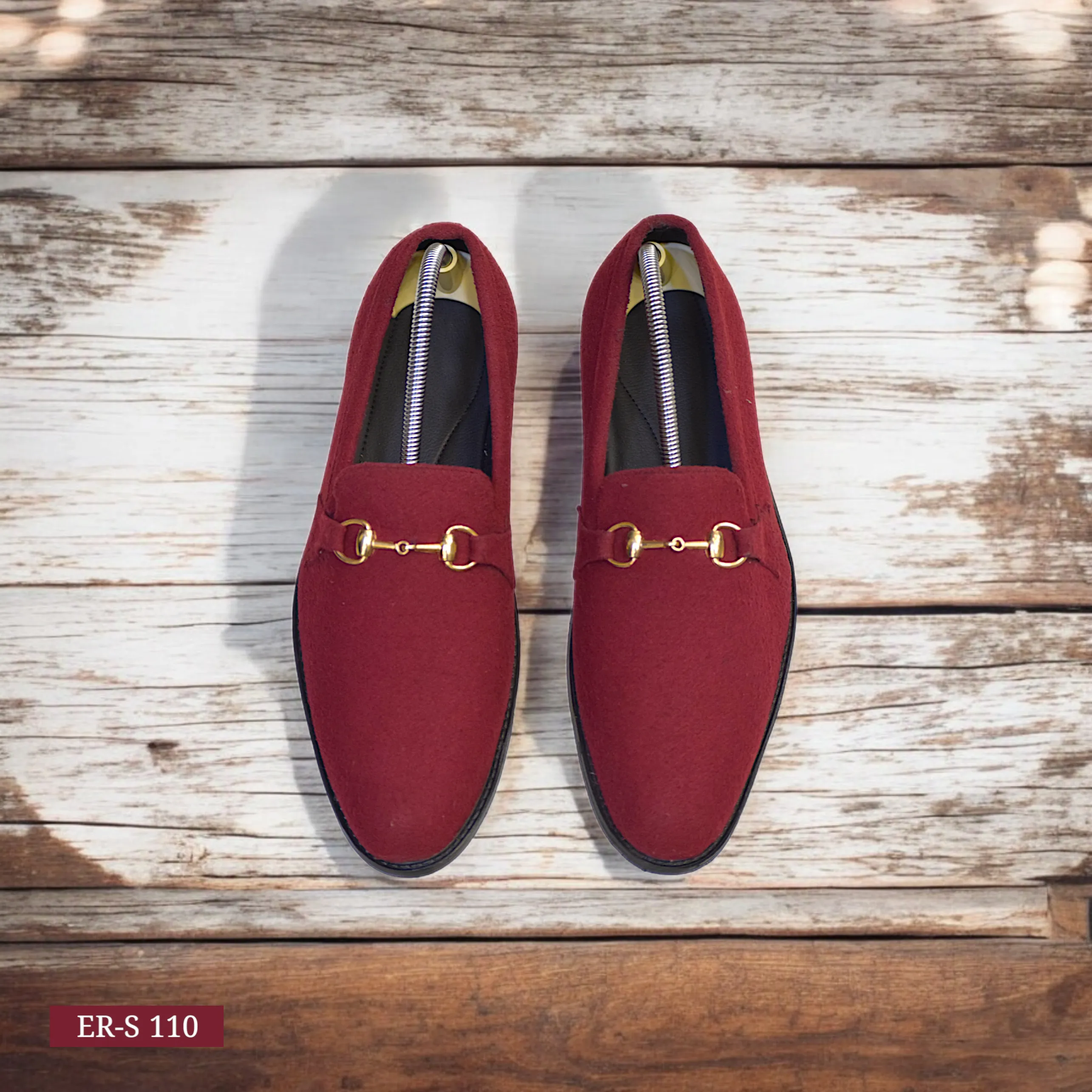 Edge Republic - ER S 110 The Matrix Vintage Velvet Shoes For Men