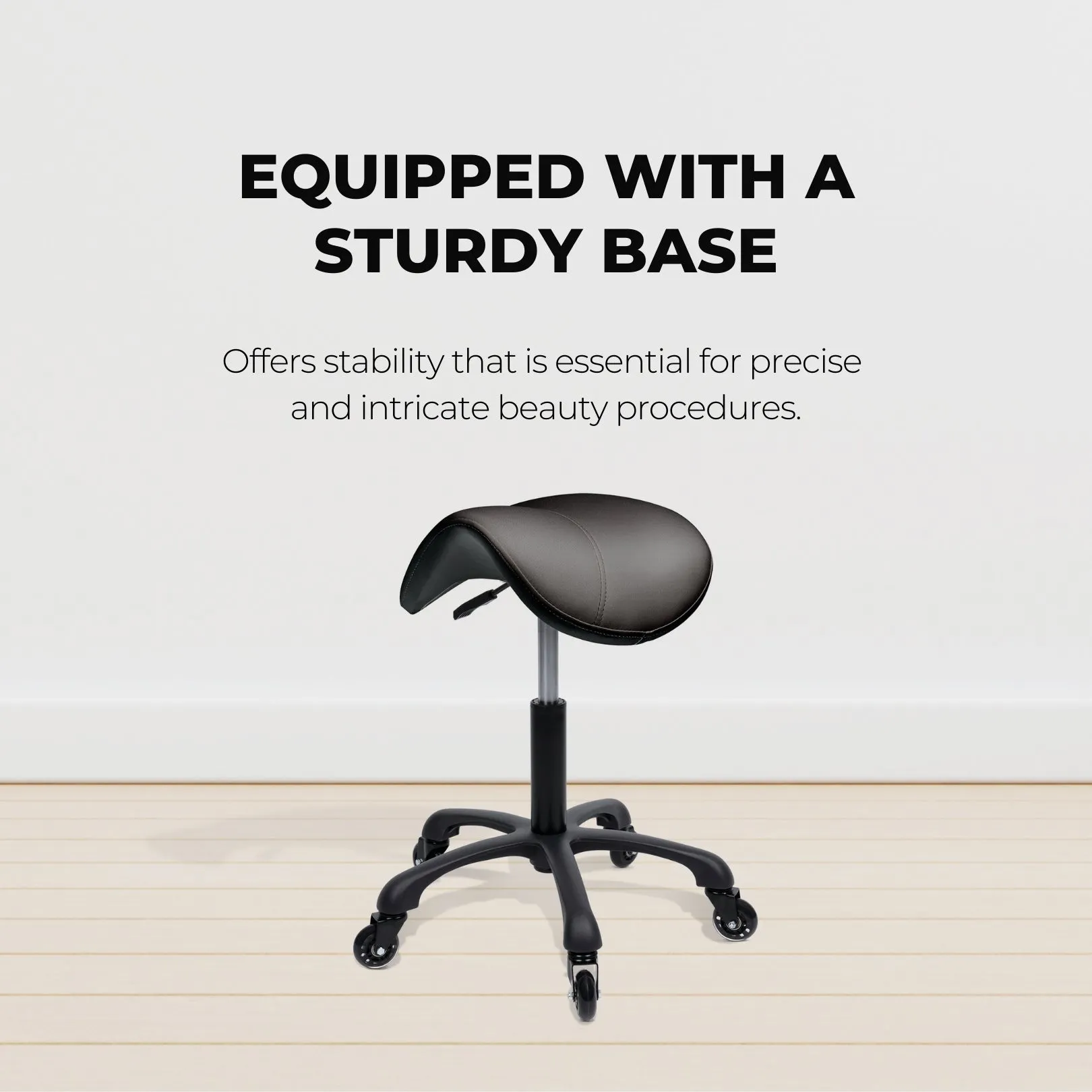 Ergonomic Saddle Salon Stool