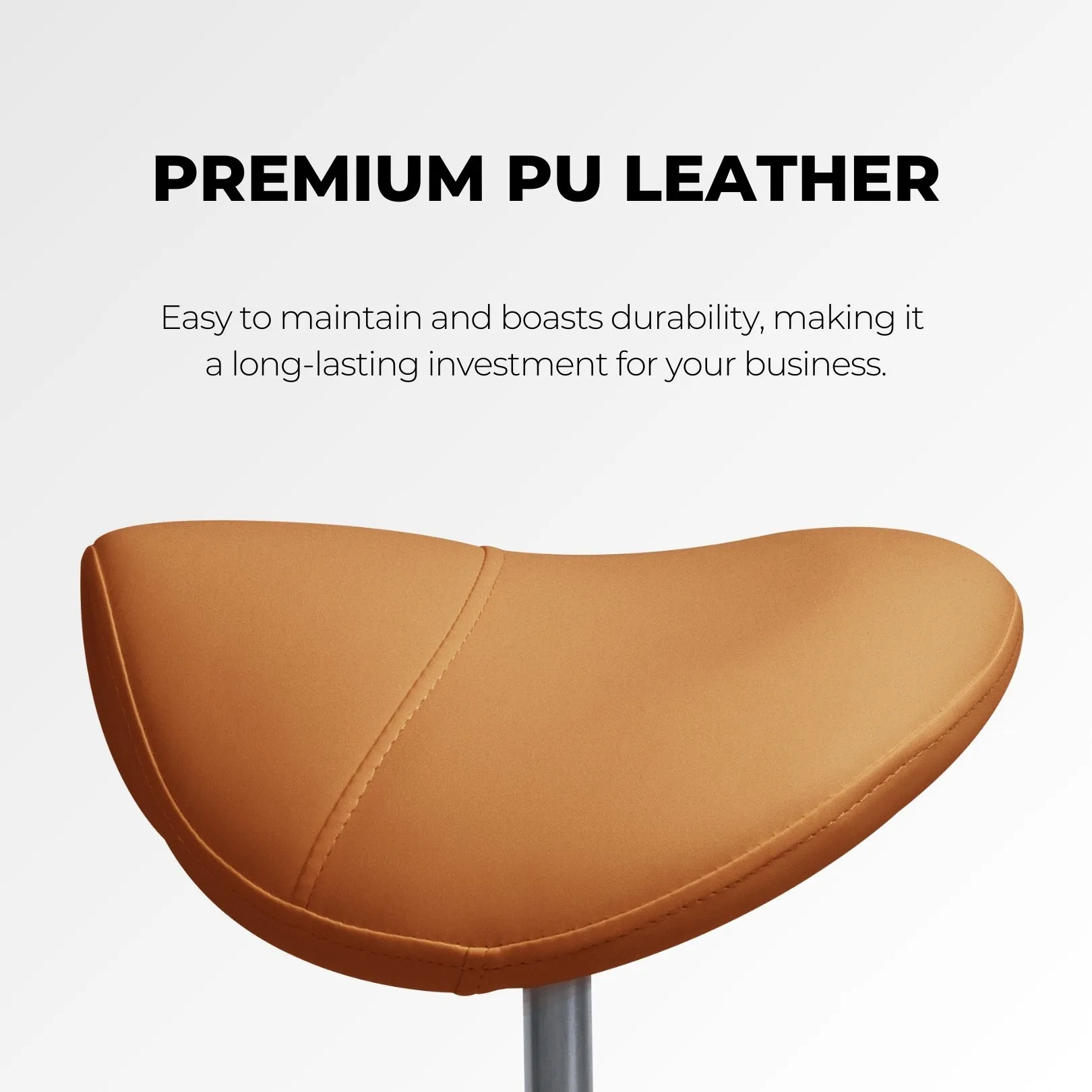 Ergonomic Saddle Salon Stool
