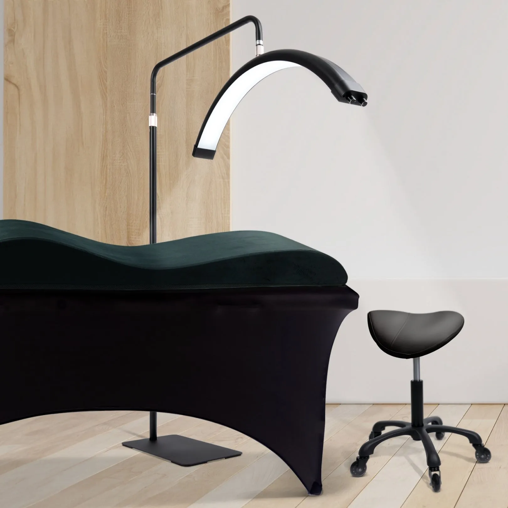 Ergonomic Saddle Salon Stool