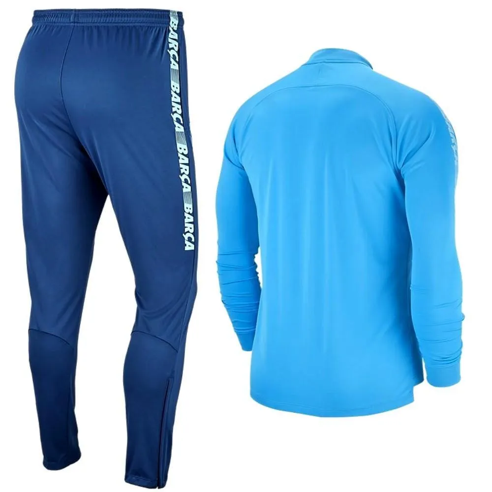 FC Barcelona soccer presentation Tracksuit light blue 2019 - Nike