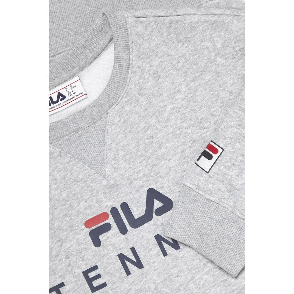 Fila Men's Essentials Tennis Sweat Shirt - Gray Heather