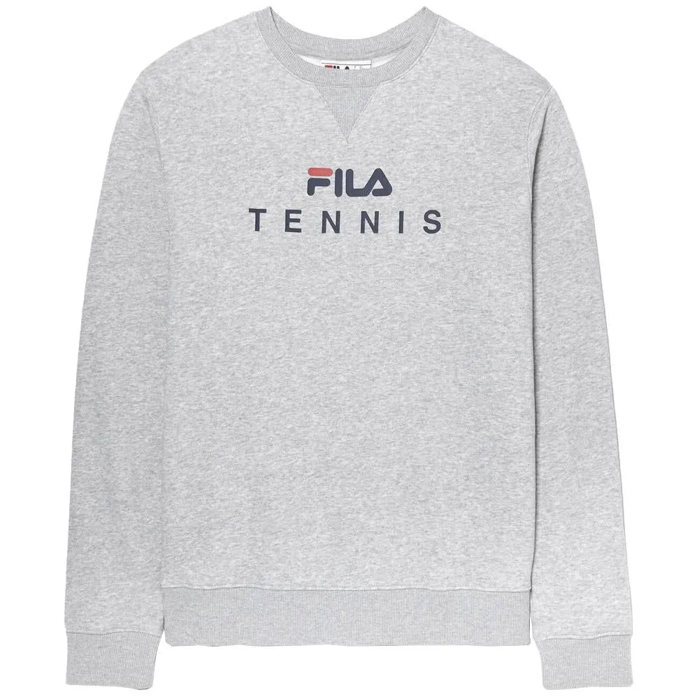 Fila Men's Essentials Tennis Sweat Shirt - Gray Heather