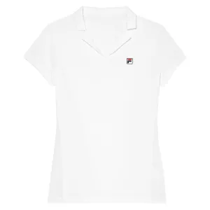 Fila Women's Essentials Short Sleeve Polo - White