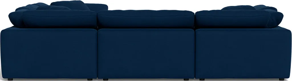 Fluffy 6 Piece Sectional W/Ottoman