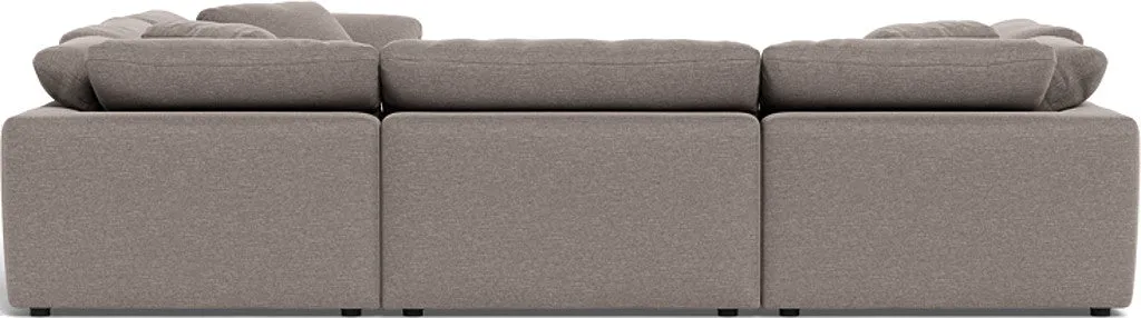 Fluffy 6 Piece Sectional W/Ottoman