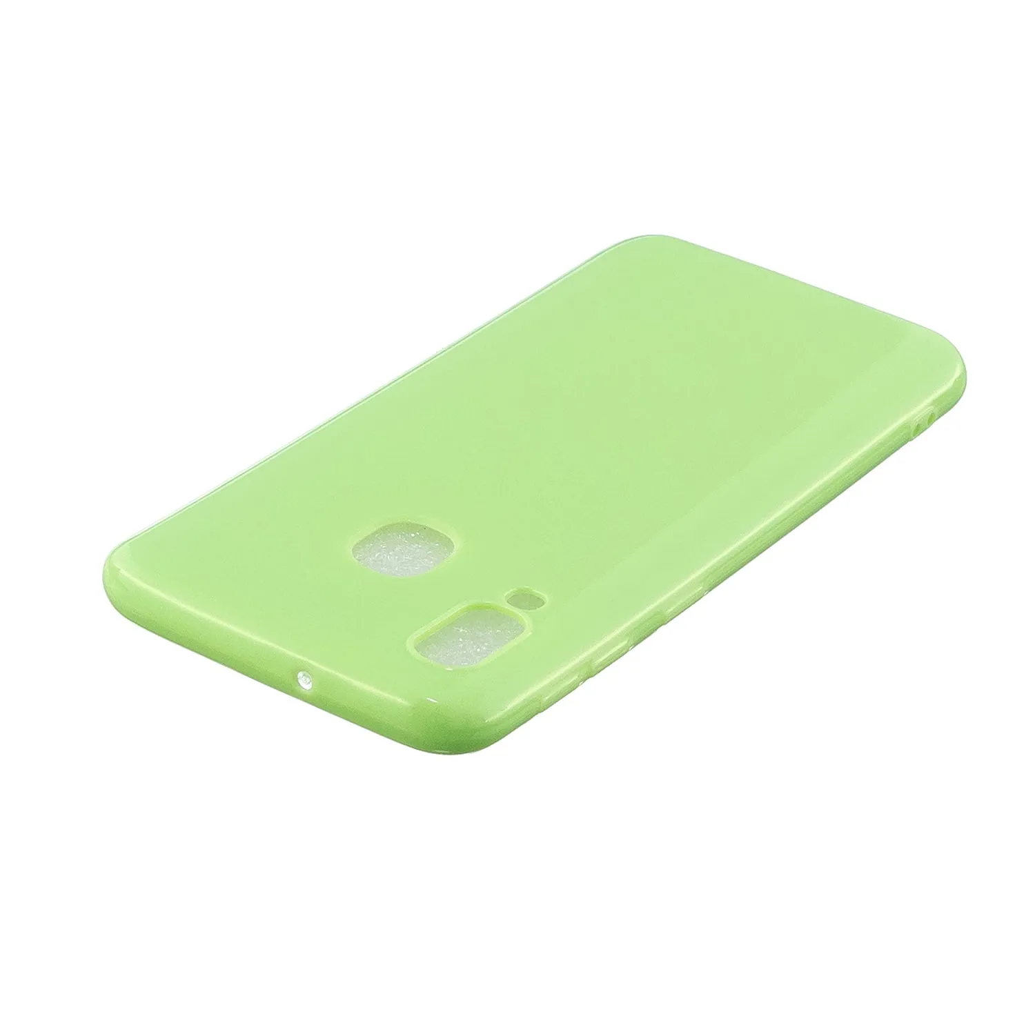 For Samsung A20E/A40/A70 Cellphone Cover Soft TPU Phone Case Simple Profile Scratch Resistant Full Body Protection Shell Fluorescent green