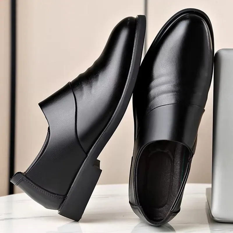 Formal Leather 6CM Elevator Shoes