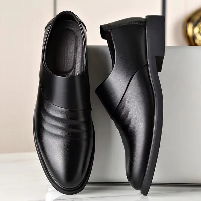 Formal Leather 6CM Elevator Shoes