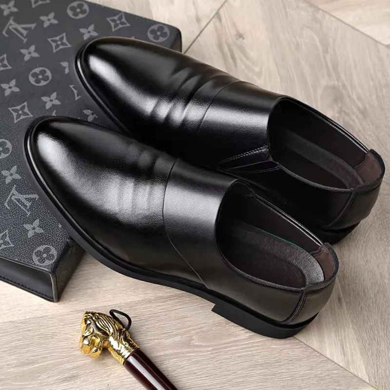 Formal Leather 6CM Elevator Shoes