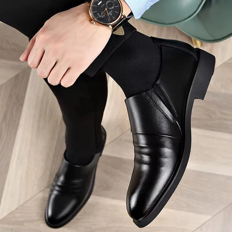 Formal Leather 6CM Elevator Shoes