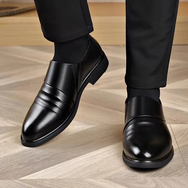 Formal Leather 6CM Elevator Shoes