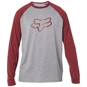 Fox Tournament Ls Tech Tee - Heather Graphite