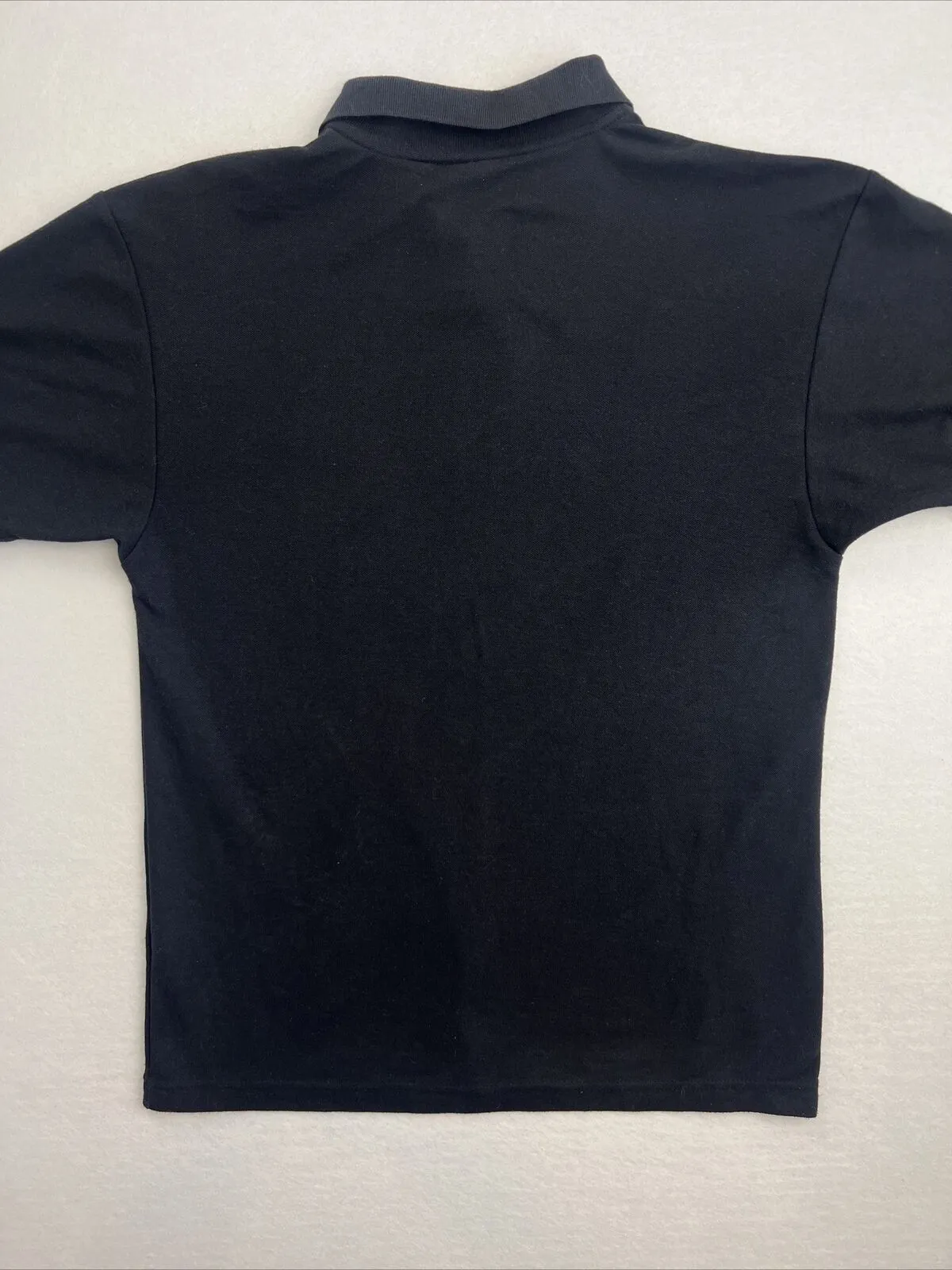 Fruit Of The Loom AC Oxgangs Football Club Black Polo Shirt Size Small