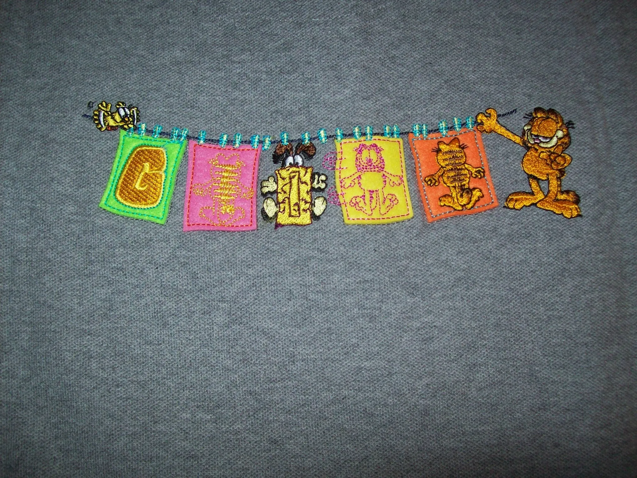 Garfield Gray Polo Shirt