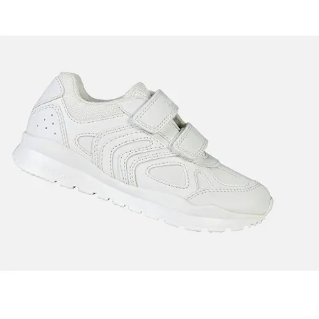 Geox Pavel - White Riptape Trainer