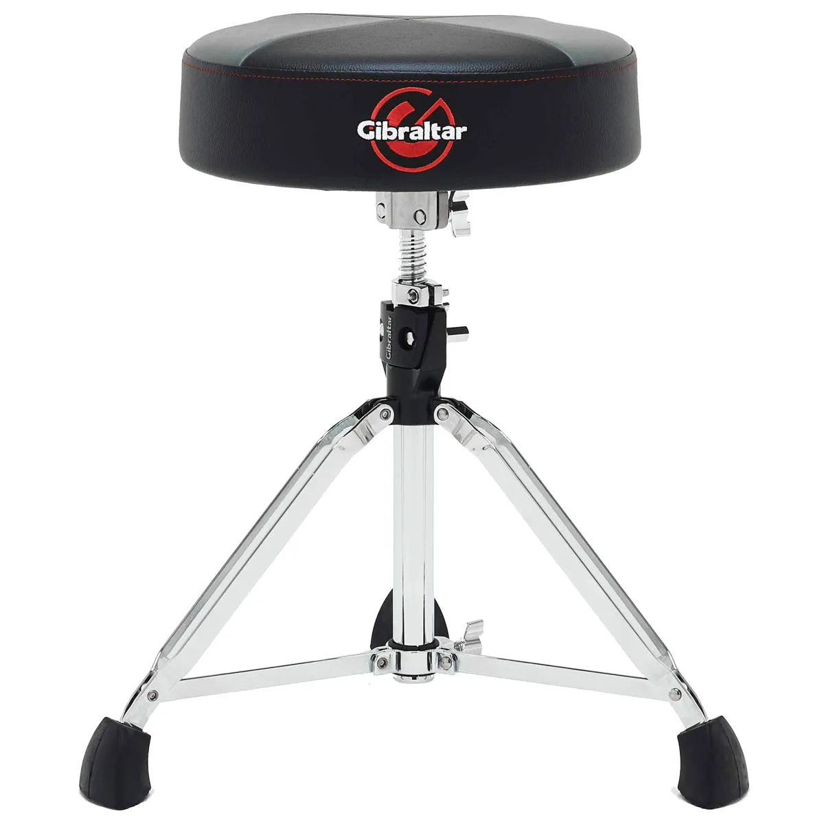 Gibraltar 9608RQPGB Round Drum Throne - Grey