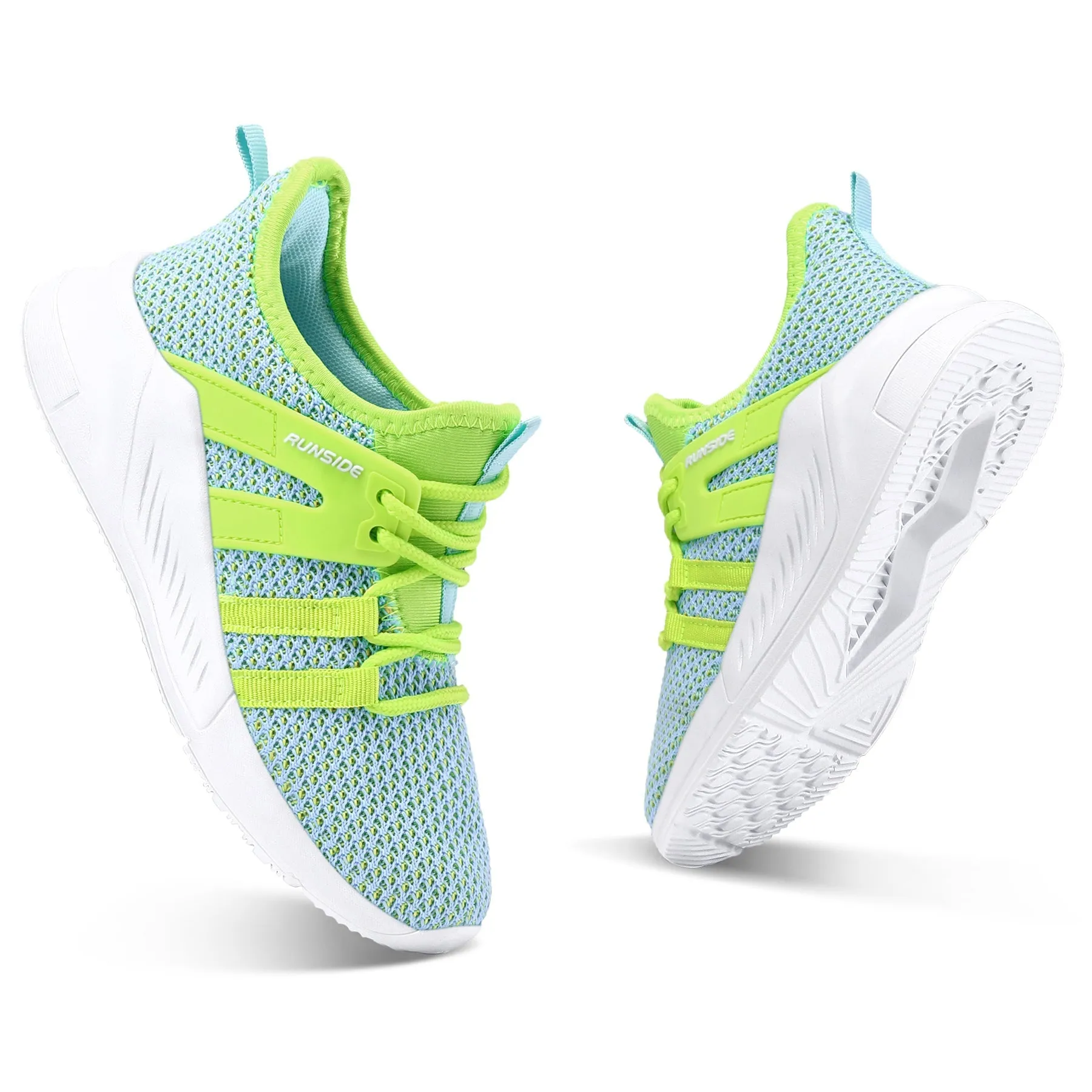 Green Mesh Breathable Lightweight Tennis Sneakers
