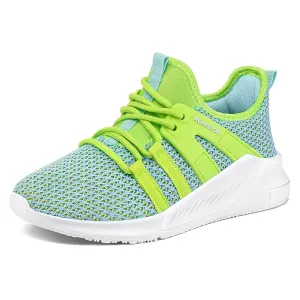 Green Mesh Breathable Lightweight Tennis Sneakers