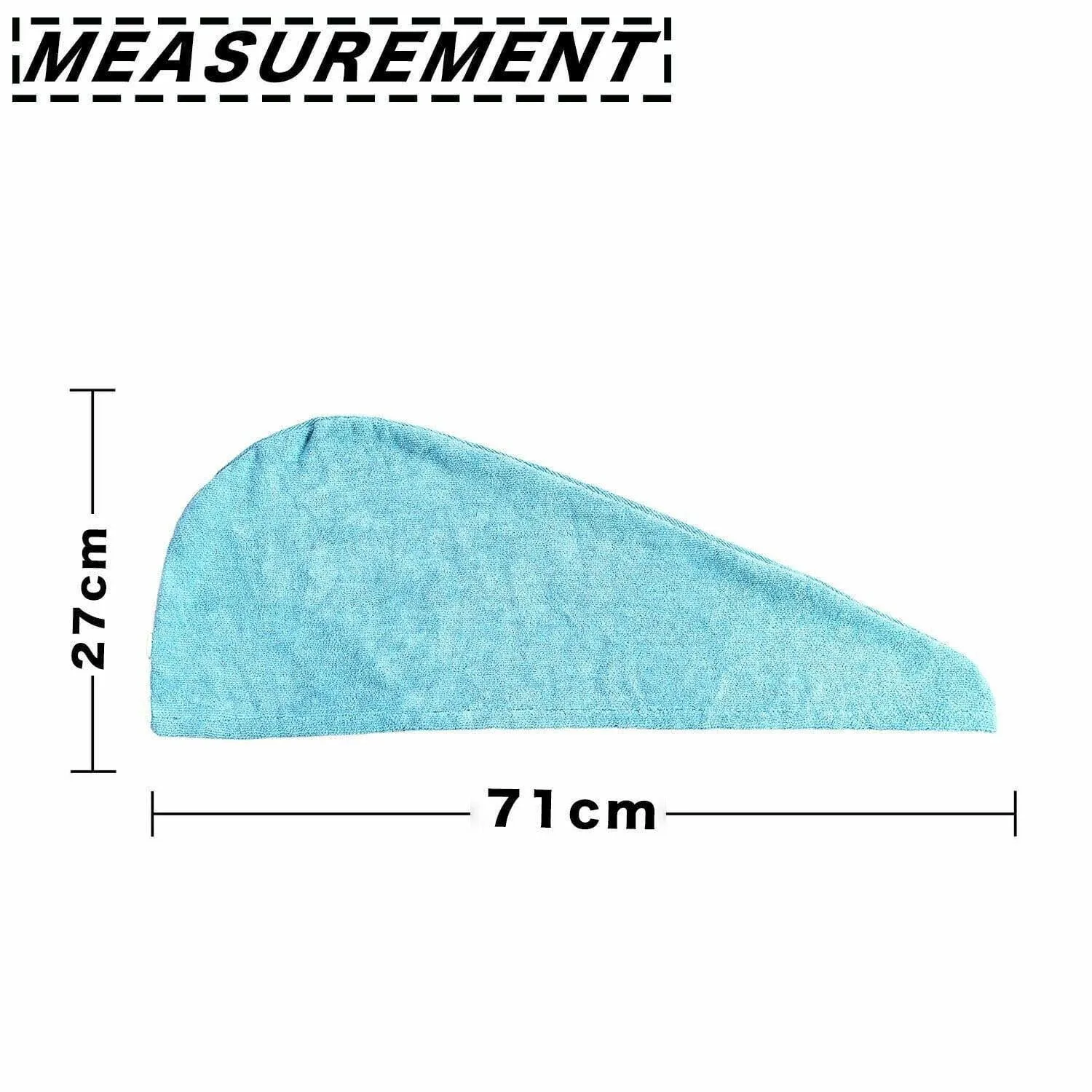 Hair Turban Towels Quick Dry Microfibre Twist Wrap Turbie Towel