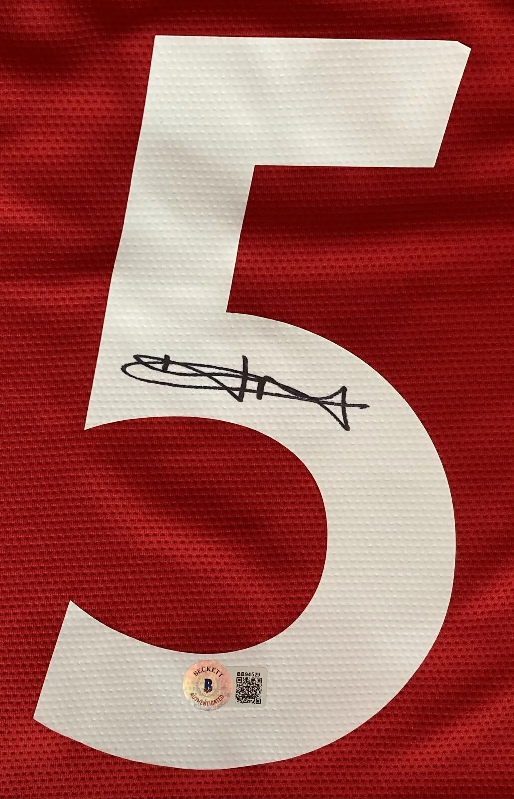 Harry Maguire Signed Manchester United Adidas Soccer Jersey BAS