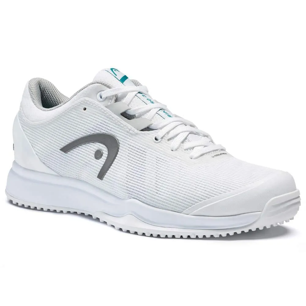 HEAD Sprint Pro 3.0 Womens Grass Court Tennis Shoes - White / Grey