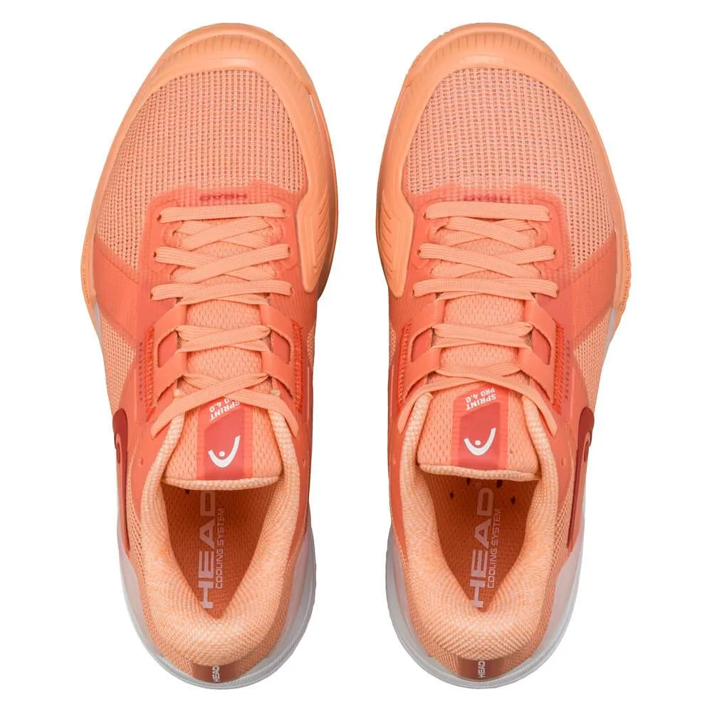 HEAD Sprint Pro Womens Tennis Shoes - Coral / White