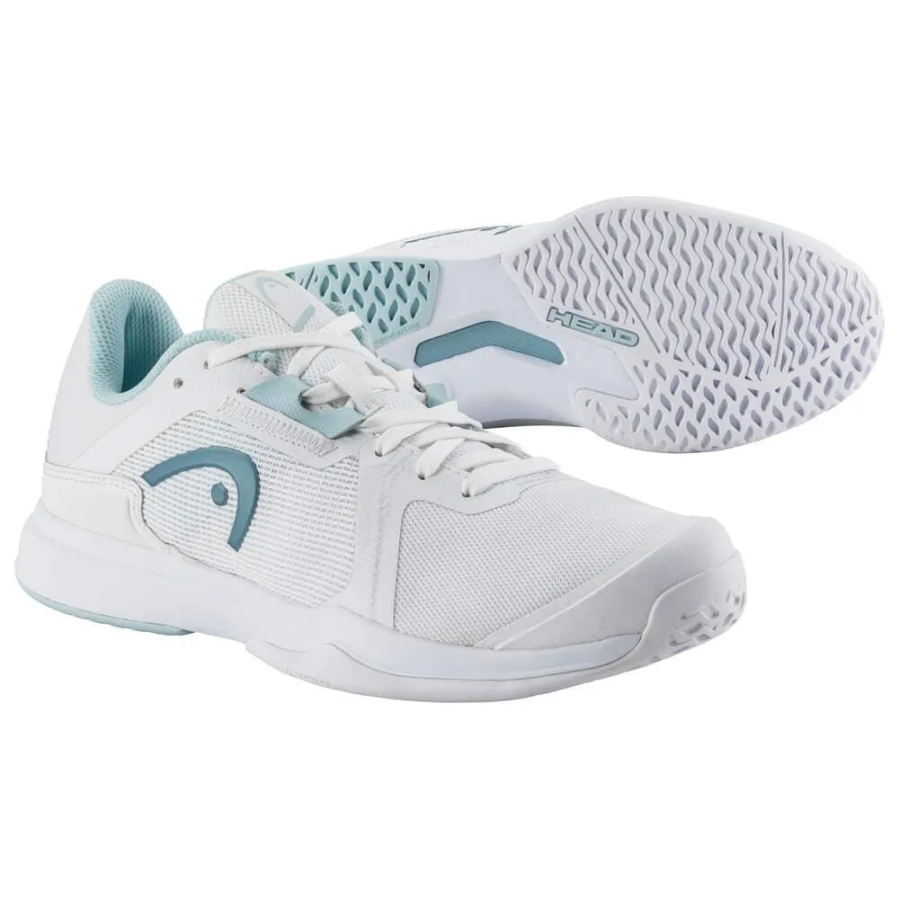 HEAD Sprint Team 3.5 Womens Tennis Shoes - White / Aqua