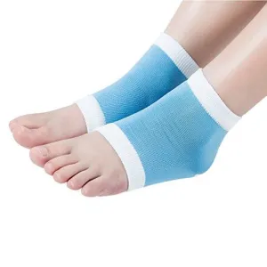 Heel Moisturizing Gel Socks Foot Massage Sleeves Deluxe Comfort Spa