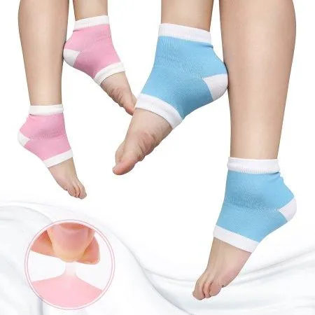 Heel Moisturizing Gel Socks Foot Massage Sleeves Deluxe Comfort Spa