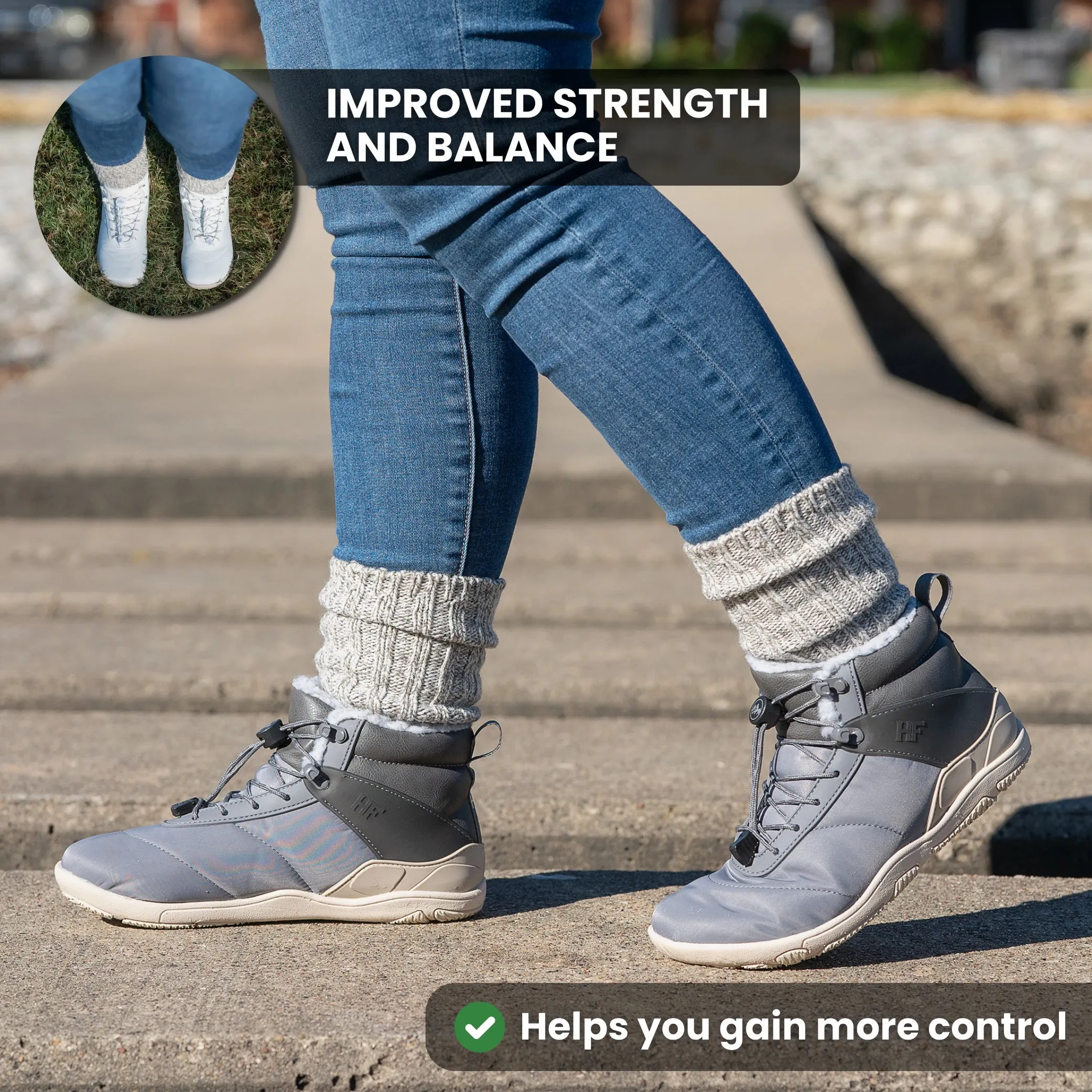 HF Azura – Ergonomic & Supportive Winter Barefoot Shoes (Unisex) (BOGO)
